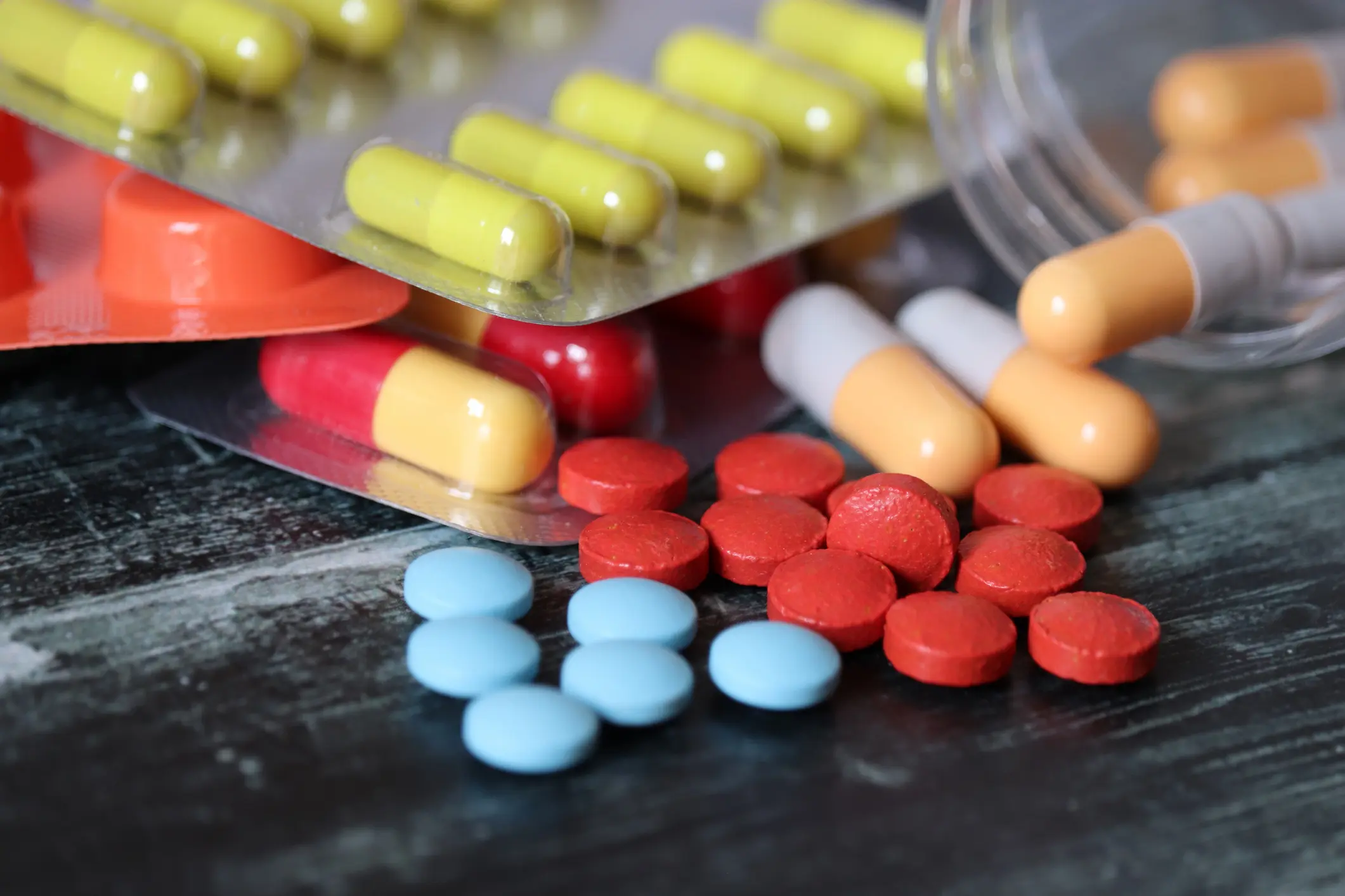 Multiple medications all mixed up 