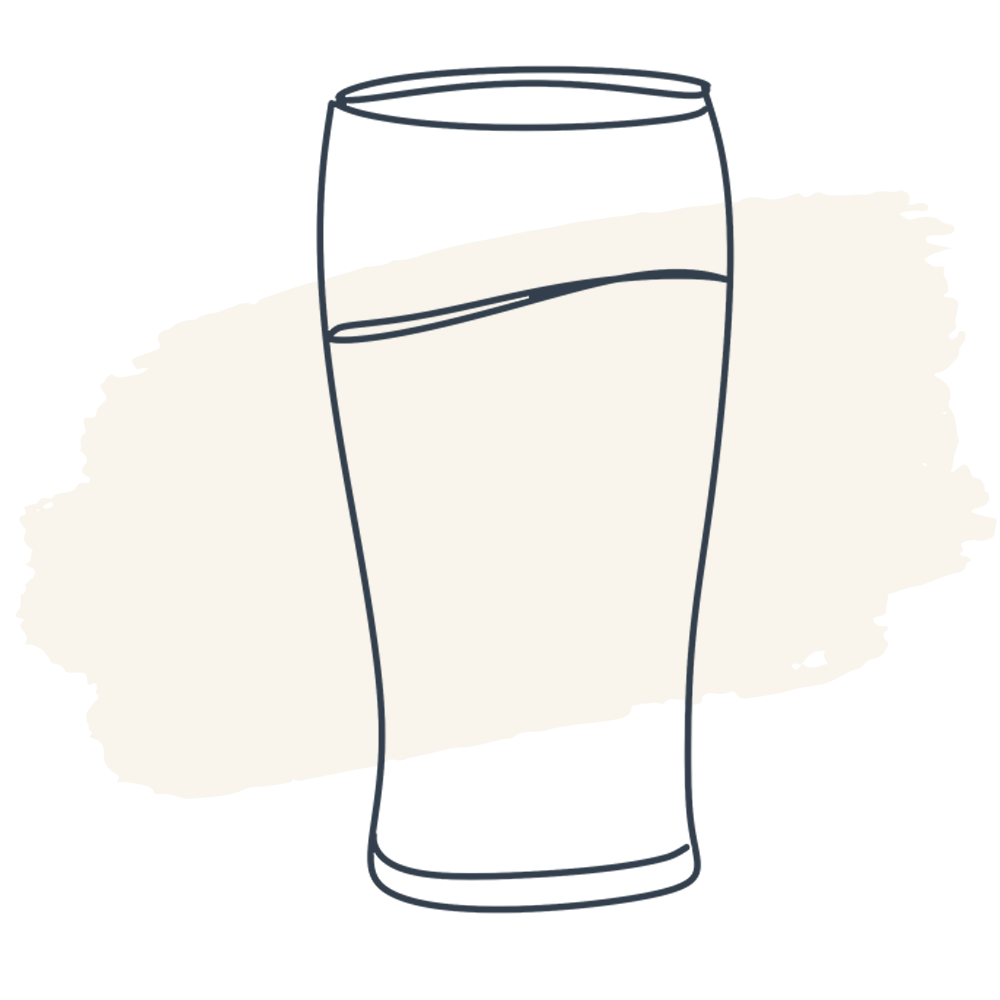 Illustration of a pint