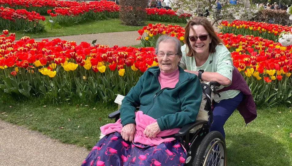 Anne with her mother in law
