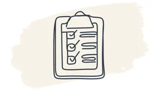 An illustration of a checklist